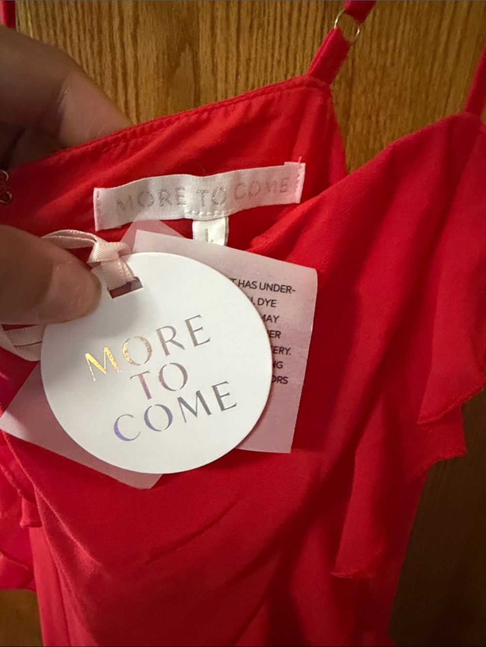 Revolve Red Ruffle Maxi Dress - Picture 4 of 4